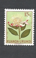 RUANDA URUNDI   1953 Indigenous Flora  * - Used Stamps