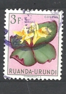 RUANDA URUNDI  1953 Indigenous Flora 141 USED - Gebraucht