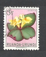 RUANDA URUNDI  1953 Indigenous Flora 141 USED - Gebraucht