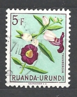 RUANDA URUNDI  1953 Indigenous Flora 143 USED - Oblitérés