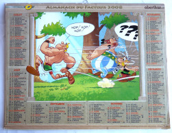 CALENDRIER ALMANACH DES PTT Oberthur 2008 - ASTERIX AUX JEUX OLYMPIQUES - UDERZO GOSCINNY - Agende & Calendari