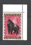 RUANDA URUNDI  1959 Fauna GORILLA MNH** - Used Stamps