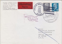 DDR 1989 Alaska / Arctic Village Express Cover (32429) - Other & Unclassified