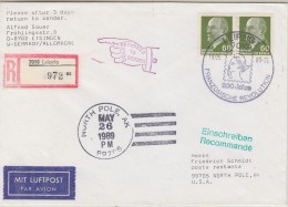 DDR 1989 Alaska / North Pole Registred  Cover (32430) - Sonstige & Ohne Zuordnung
