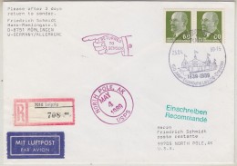 DDR 1989 Greenland Registred  Cover (32432) - Cartas & Documentos
