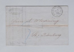 Heimat DE BE BERLIN 1864-03-11 Post Exp 14 Brief Nach St Petersburg - Other & Unclassified