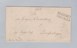 Heimat DE BRA WERNEUCHEN Im Kasten 1867-07-31 Brief Nach Greifenhagen - Autres & Non Classés