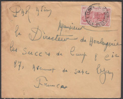 French West Africa 1950, Airmail Cover Bobo Dioulasso To Lyon W./postmark Bobo Dioulasso - Covers & Documents