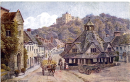 A R QUINTON - SALMON 1618 - DUNSTER SOMERSET - WITH HORSE AND CART - Quinton, AR