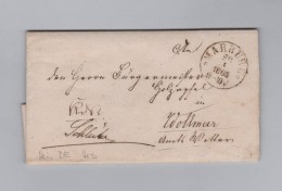 Heimat DE HE MARBURG 1865-01-26 Brief Nach Wollmar - Autres & Non Classés