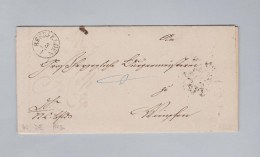 Heimat DE HE BEERSFELDEN 1856-01-03 Brief Nach Wimpfen - Andere & Zonder Classificatie