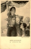 SCOUTISME - Carte Illustrée Par Jean Droit , 1952 - A Voir - L  3525 - Scouting