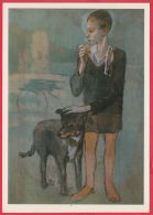 211285 / Spain France Art Pablo Picasso - BOY WITH A DOG , HERMITAGE LENINGRAD - Picasso