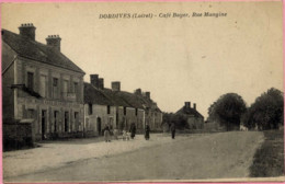 Dépt 45 - DORDIVES - CAFÉ Du LOIRET - Café Boyer, Rue Mangine - Animée - Route Bleue Nationale 7 - Dordives