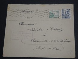 ESPAGNE - Enveloppe Commerciale De Zaragozza Pour La France En 1938, Censure Militaire - A Voir - L  3577 - Marques De Censures Républicaines