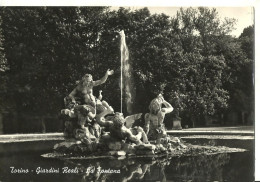 Torino (Piemonte) Giardini Reali, Fontana Nereidi E Tritoni, The Kings Gardens, Fountain, Les Jardins Royales, Fontaine - Parken & Tuinen