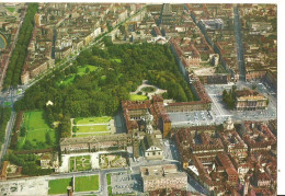 Torino (Piemonte) Veduta Aerea Palazzo E Giardini Reali, Aerial View Of The Kings Gardens, Jardins Royal Vu De L'Avion - Parken & Tuinen