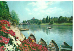 Torino (Piemonte) Imbarcadero Sul Fiume Po, Along The River Po, Les Quais Du Fleuve Po, Der Fluss Po - Fiume Po