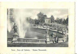 Torino (Piemonte) Parco Del Valentino, "Fontana Monumentale", Valentino Park, The Monumental Fountain - Parques & Jardines