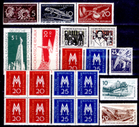 Germania-A00062 - 1957 - Valori Emessi Nell'anno (++/+) MNH/LH - Privo Di Difetti Occulti. - Other & Unclassified