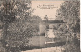 27  Dangu   Les Bords De L'epte Et Le Pont Du Chemin De Fer - Dangu