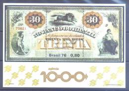 Brasil HB 37 ** Banco Del Brasil. 1976 - Blocks & Kleinbögen