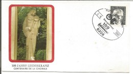 ALLEMAGNE BERLIN OBLITERATION 100 ANS CHORALE LIEDERKRANZ 1980 - Frankeermachines (EMA)