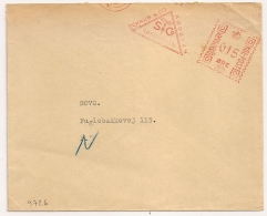 COVER SCHAUB & CO KOBENHAVN. 15 ORE. - Franking Machines (EMA)