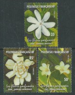 Polynésie N° 652 / 54   XX Fleurs Parfumées, Les 3 Valeurs Sans Charnière TB - Nuevos