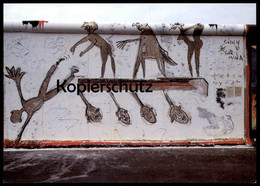 ÄLTERE POSTKARTE BERLIN KÜNSTLERIN KIDDY CITNY BERLINER MAUER THE WALL LE MUR ART Cpa AK Postcard Ansichtskarte - Muro De Berlin