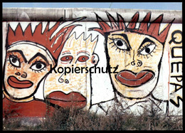 ÄLTERE POSTKARTE BERLINER MAUERBILDER GRAFFITI VON FAUX PAS BERLINER MAUER THE WALL LE MUR BERLIN Art Cpa AK Postcard - Berlijnse Muur