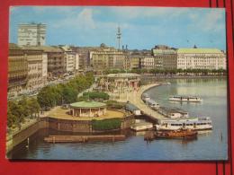 Hamburg  - Binnenalster Jungfernstieg - Mitte