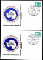 DDR PP18 C2/003 Privat-Postkarte ZUDRUCK VERSCHOBEN + FARBVARIANTEN Sost. 1984 - Cartes Postales Privées - Oblitérées
