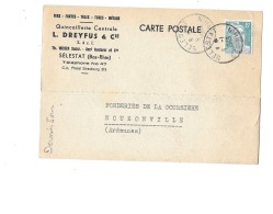Dernier Jour De Tarif 05/01/1949 CPI - Postal Rates