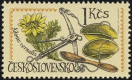 Czechoslovakia / Stamps (1971) 1916: Internat. Congress Of History Of Pharmacy; Adonis Vernalis (paint. J. Lukavsky) - Geneeskrachtige Planten