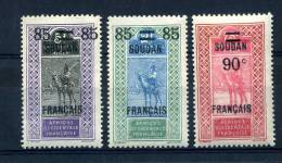 Soudan  :  Yv  45-47  * - Unused Stamps