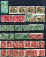 ULTRA RARE LOT SET BRITISH GB JAMAICA 1C+1D+1 1/2D+4D 37 USED MINT STAMP TIMBRE - Jamaica (...-1961)