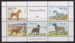 Ireland 1983 Fauna & Flora / Dogs M/s ** Mnh (32463) - Blokken & Velletjes