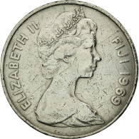 Monnaie, Fiji, Elizabeth II, 20 Cents, 1969, TTB, Copper-nickel, KM:31 - Figi