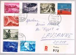 Liechtenstein, 1962, For Lausanne - Covers & Documents