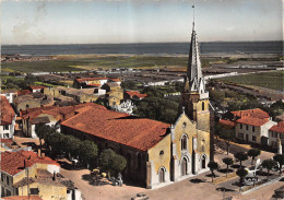 17-SAINTE-MARIE-ILE-DE-RE- VUE DU CIEL , L'EGLISE - Saintes