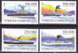 AC - TURKEY STAMP -  TURKISH MERCHANTS SHIPS MNH 03 SEPTEMBER 2001 - Unused Stamps