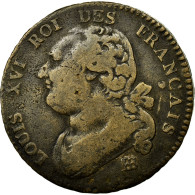 Monnaie, France, 12 Deniers Français, 12 Deniers, 1792, Strasbourg, TB, Bronze - Andere & Zonder Classificatie