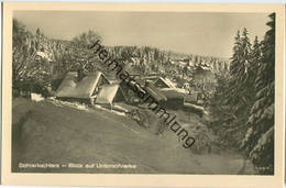 Schierke - Blick Auf Unterschierke -Foto-AK - Verlag E. Riehn Wernigerode 50er Jahre - Schierke