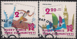 2012 Turkish Republic Of Northern Cyprus / Türkisch-Zypern  Mi. 762-3 Used   Olympische Spiel London - Used Stamps