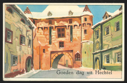 +++ CPA - Goeden Dag Uit HECHTEL - Carte Fantaisie Coloprint B 7015  // - Hechtel-Eksel