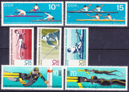 2016-0520 GDR 3 Complete Issues Water Sports, Diving MNH ** - Immersione