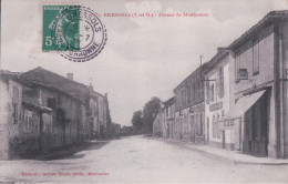 BRESSOLS Avenue De Montauban (1908, Cachet Perlé) - Bressols