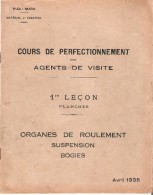 SNCF-Compagnie Des Chemins De Fer Paris-Orléans-Cours De Perfectionnement Des Agents De Visite - Machines