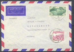 1962 , PAKISTAN , SOBRE CIRCULADO ENTRE PACCA Y ALEMANIA , CORREO AÉREO - Pakistan